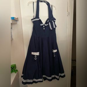 Hell Bunny sailor dress.  Size 3XL